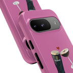 Pint & Wine Glass (Pink) Tough Case
