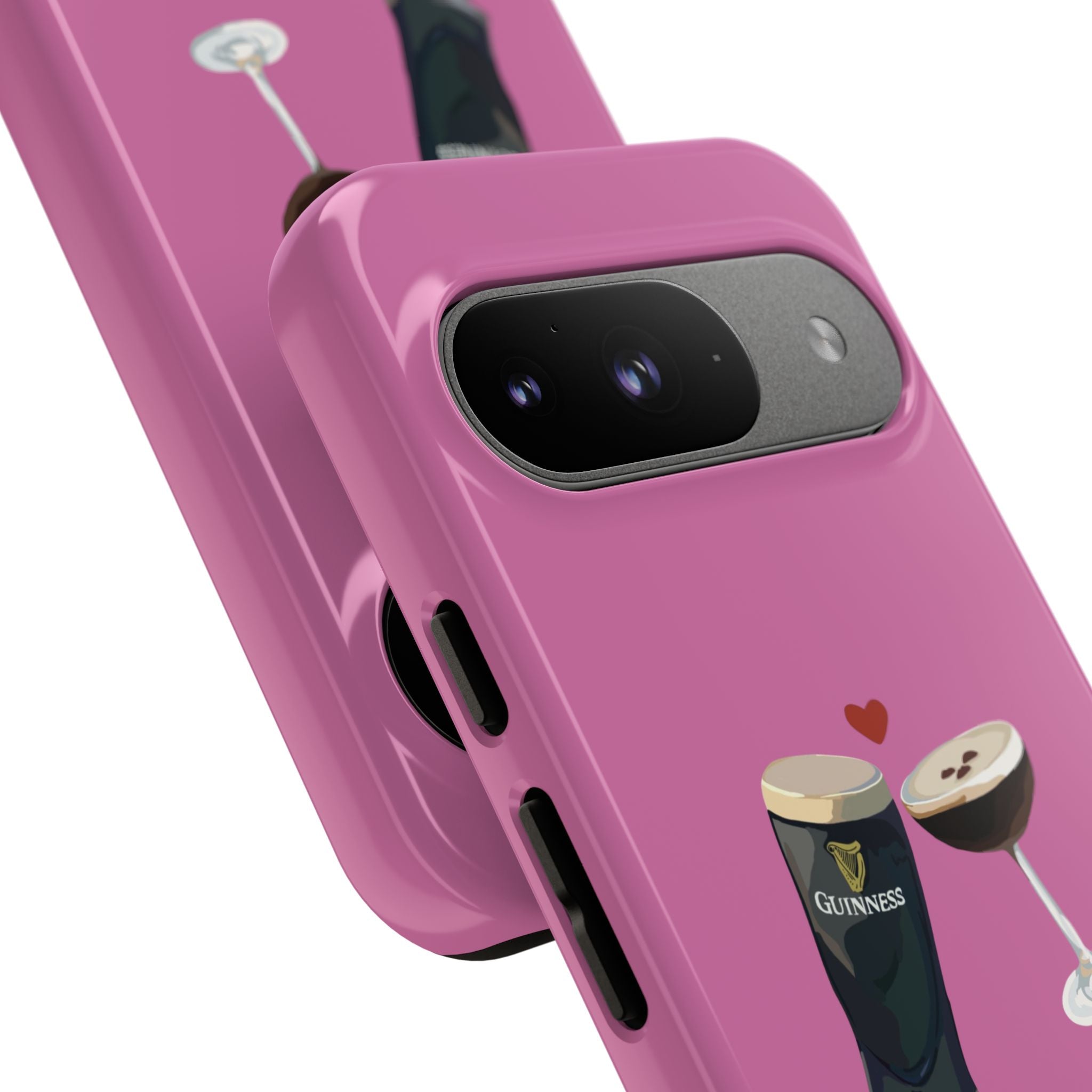 Pint & Wine Glass (Pink) Tough Case