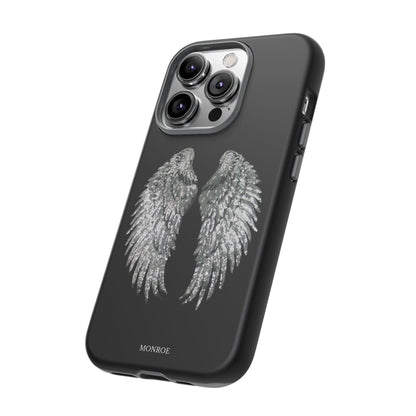 Silver Wings Black Tough Case