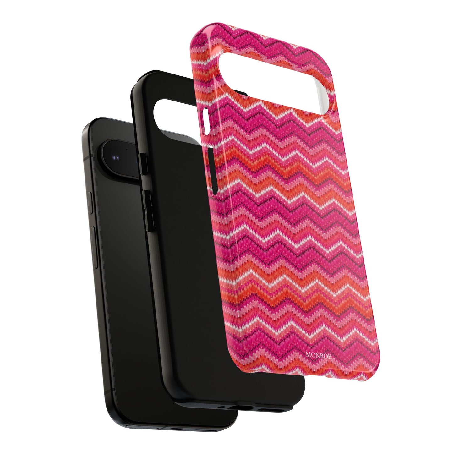 Pink Zigzag Tough Case