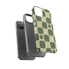 Clover Checker Tough Phone Case