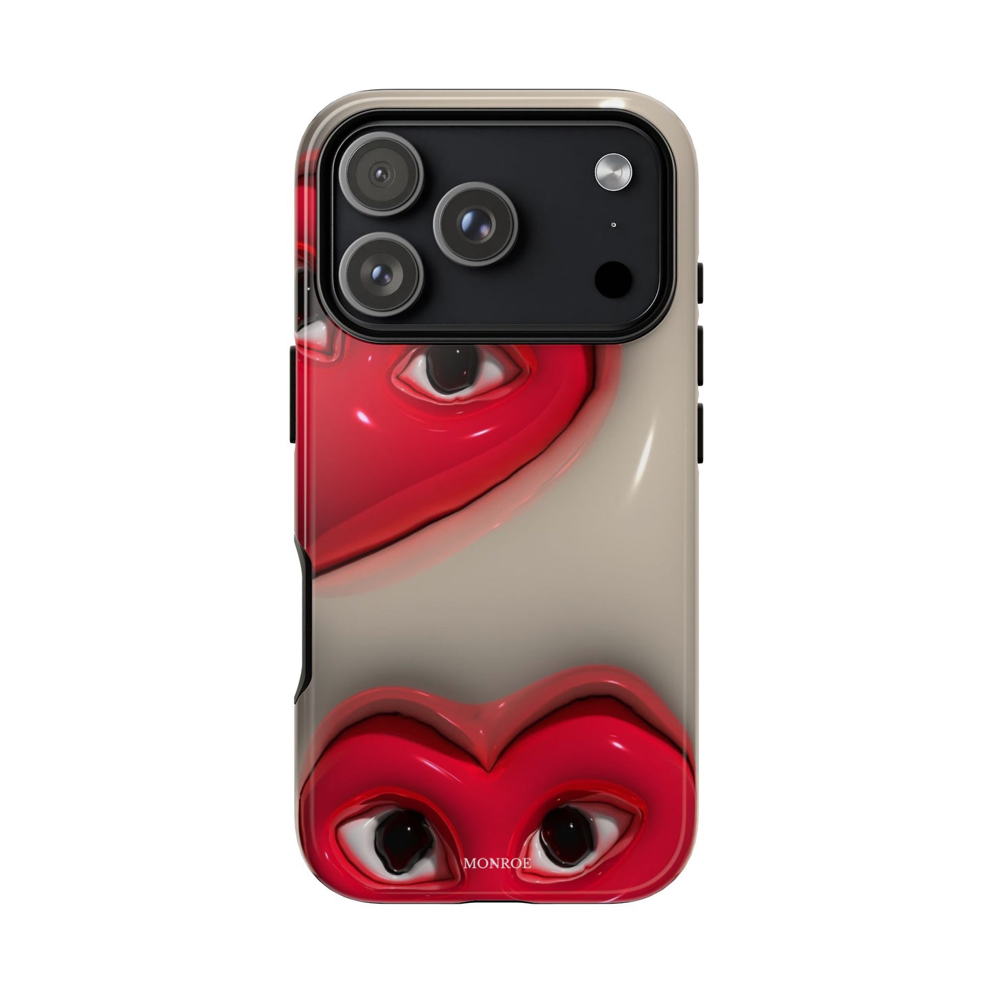 Red Heart Eyes Tough Case