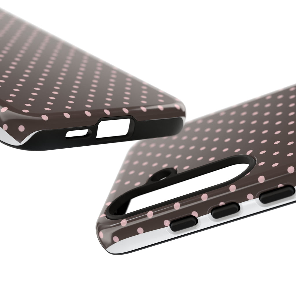 Brown Polka Phone Case