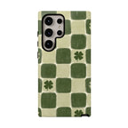 Clover Checker Tough Phone Case