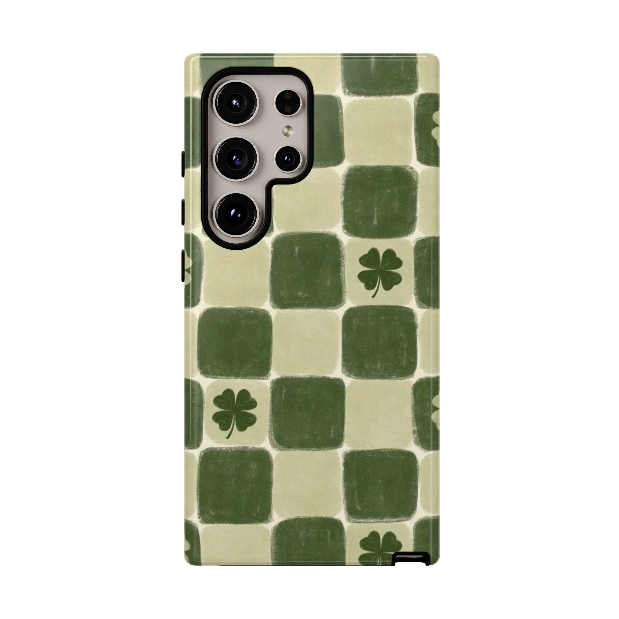 Clover Checker Tough Phone Case
