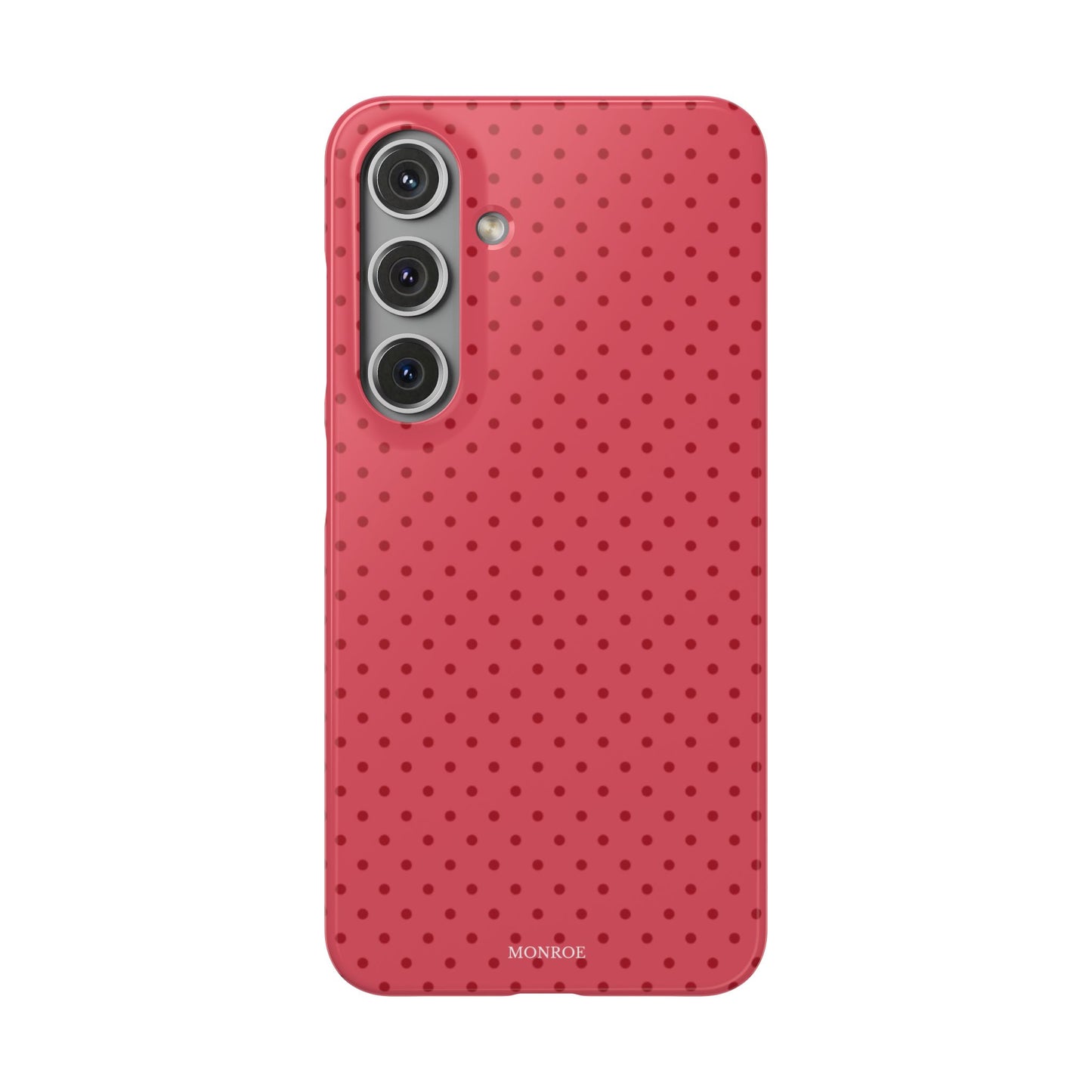 Coral Polka Dot Snap Phone Case