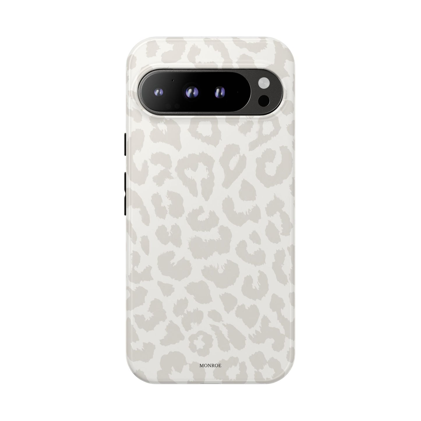 White Leopard Print Tough Case