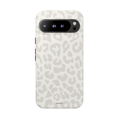 White Leopard Print Tough Case