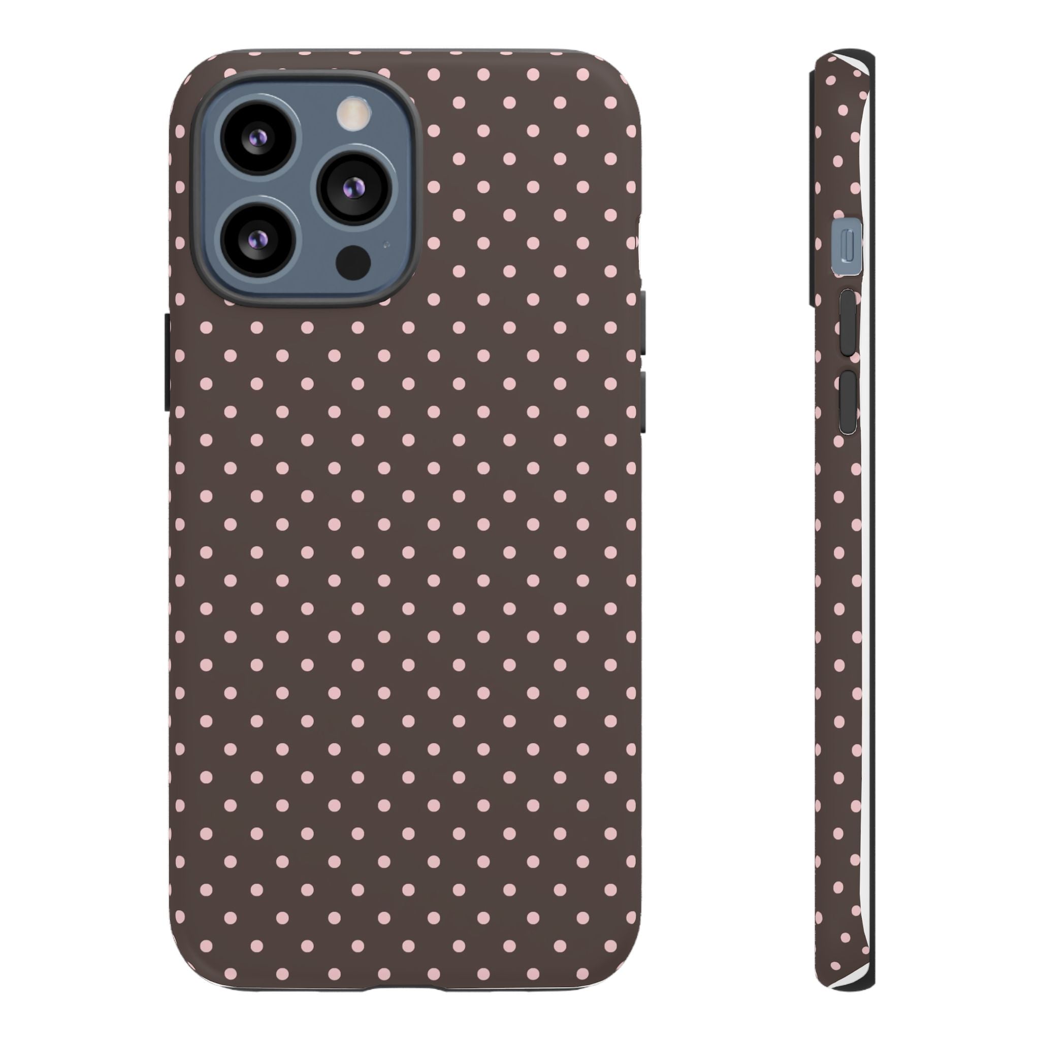 Brown Polka Phone Case