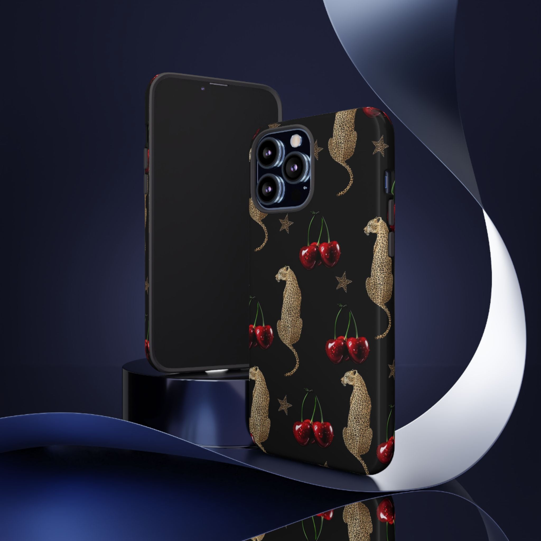 Leopards & Cherries Phone Case