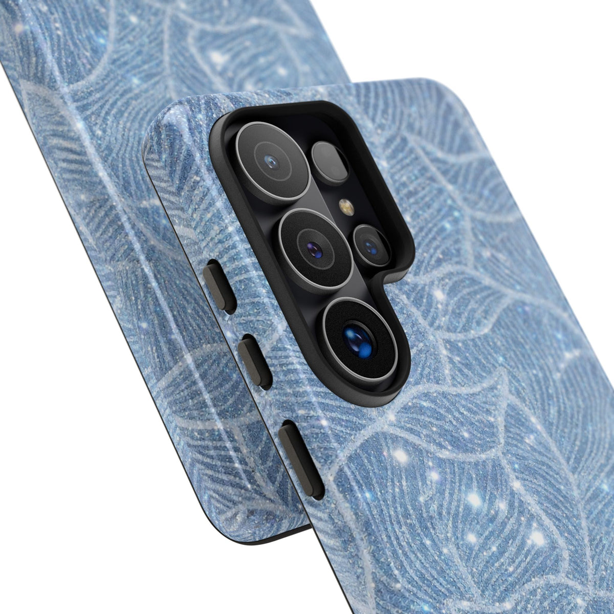 Glacier Blue Floral Tough Case
