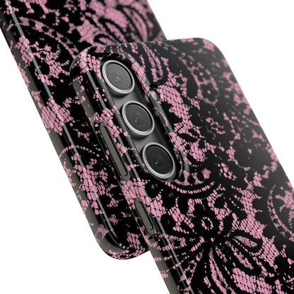 Pink Lace Pattern Case