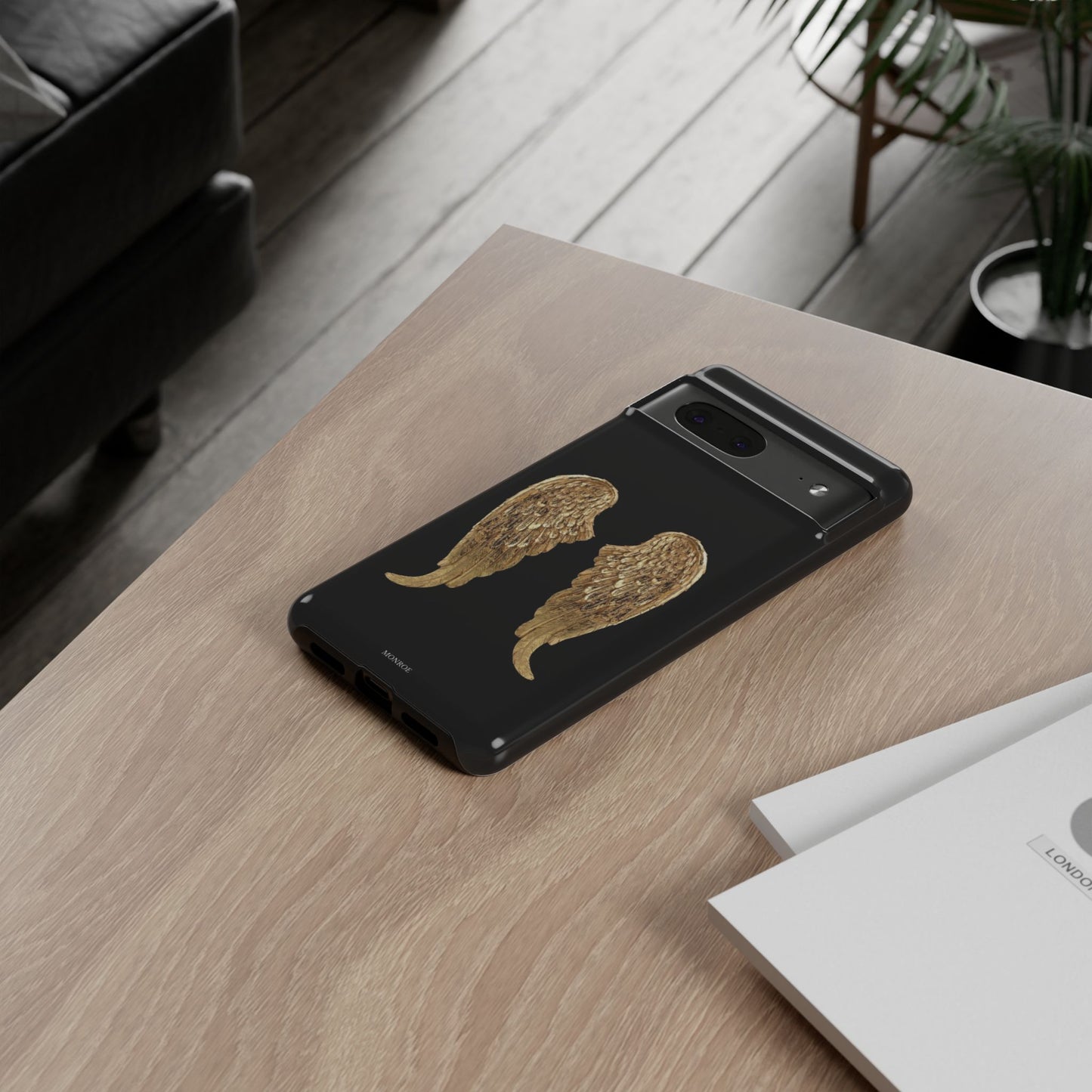 Gold Angel Wings Tough Case
