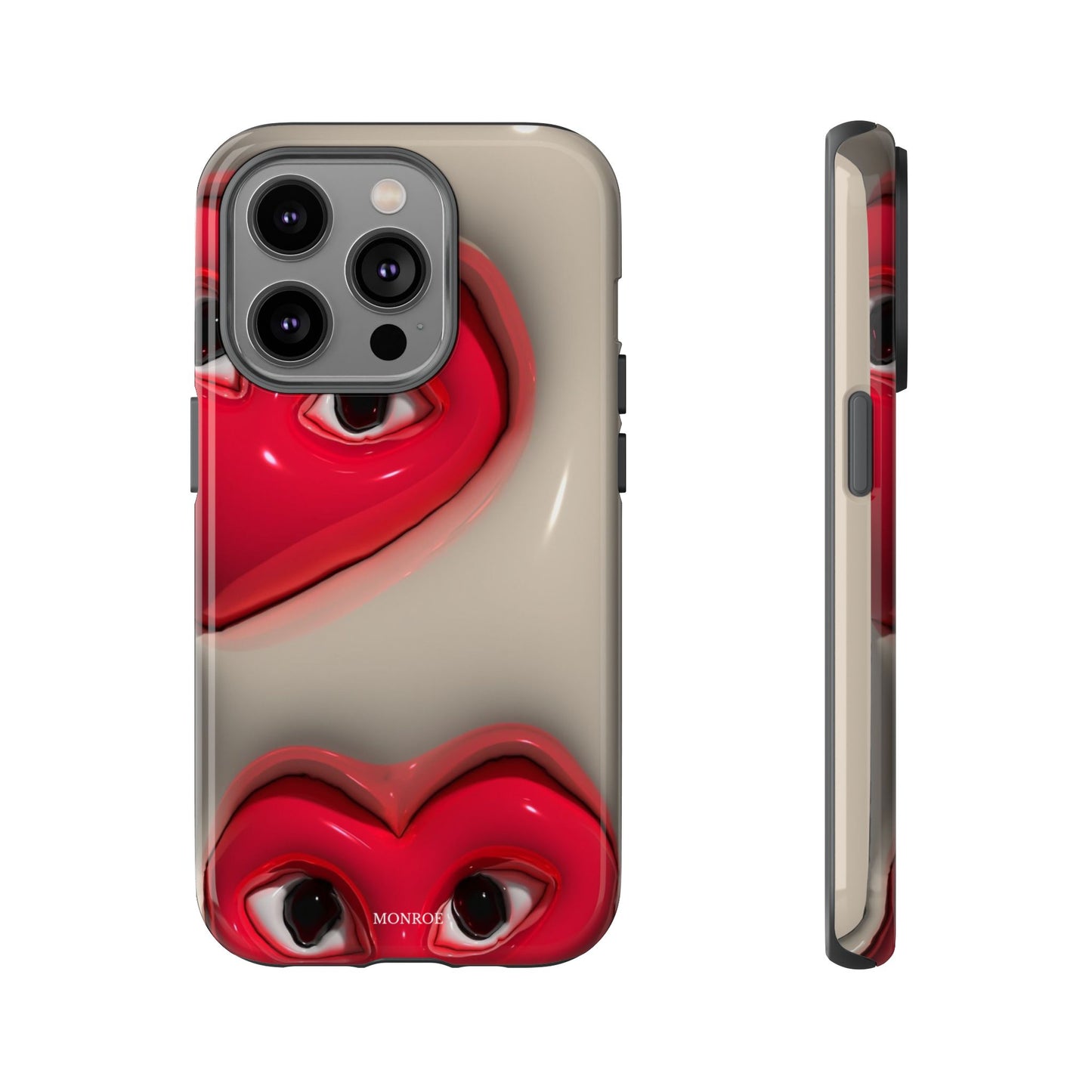 Red Heart Eyes Tough Case
