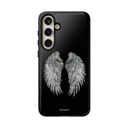 Silver Wings Black Tough Case
