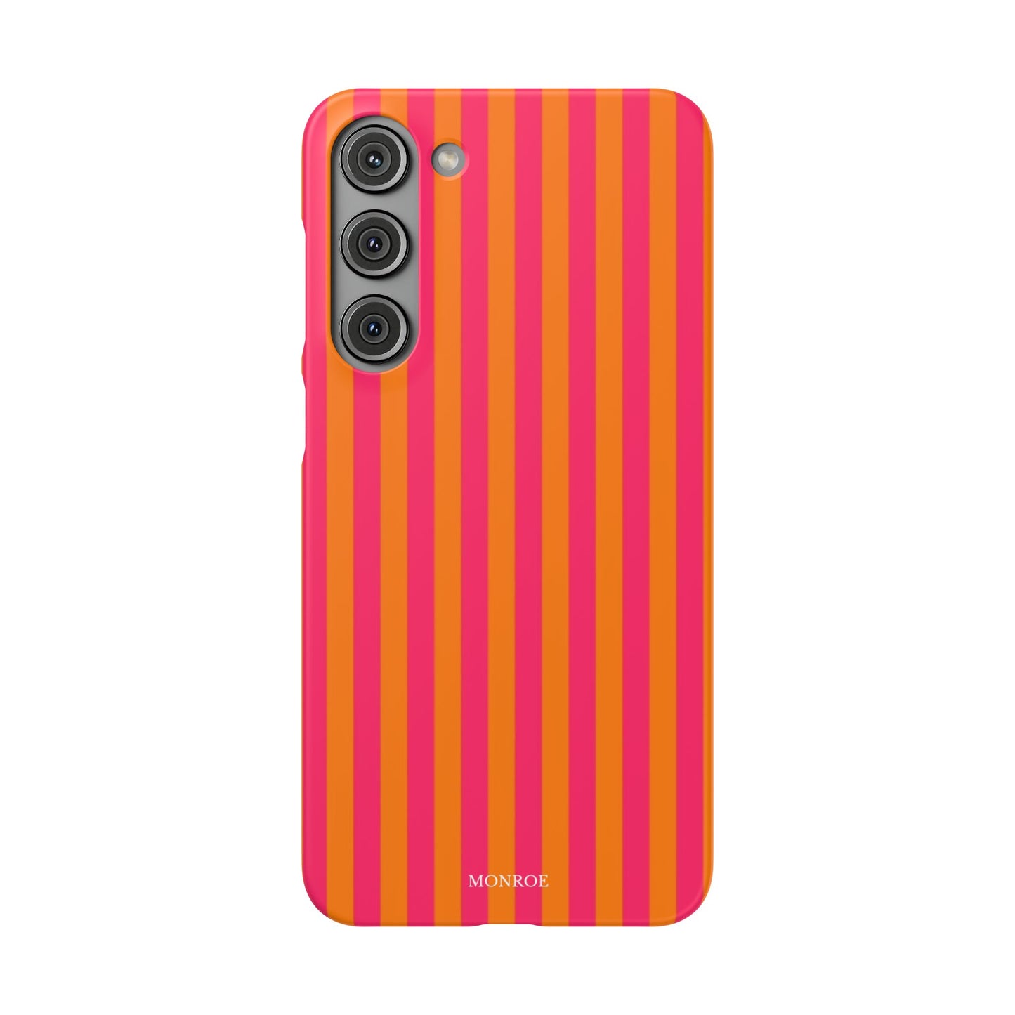 Striped Orange & Pink Case