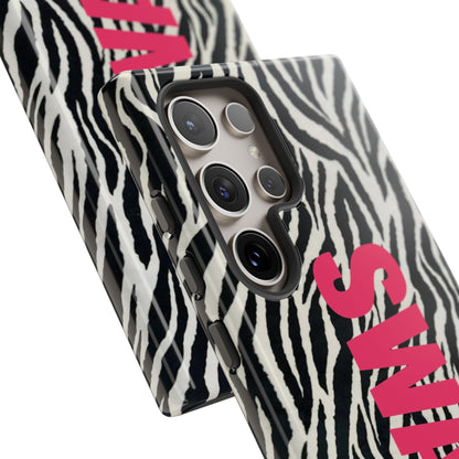 Zebra Print  "SWAG" Tough Case
