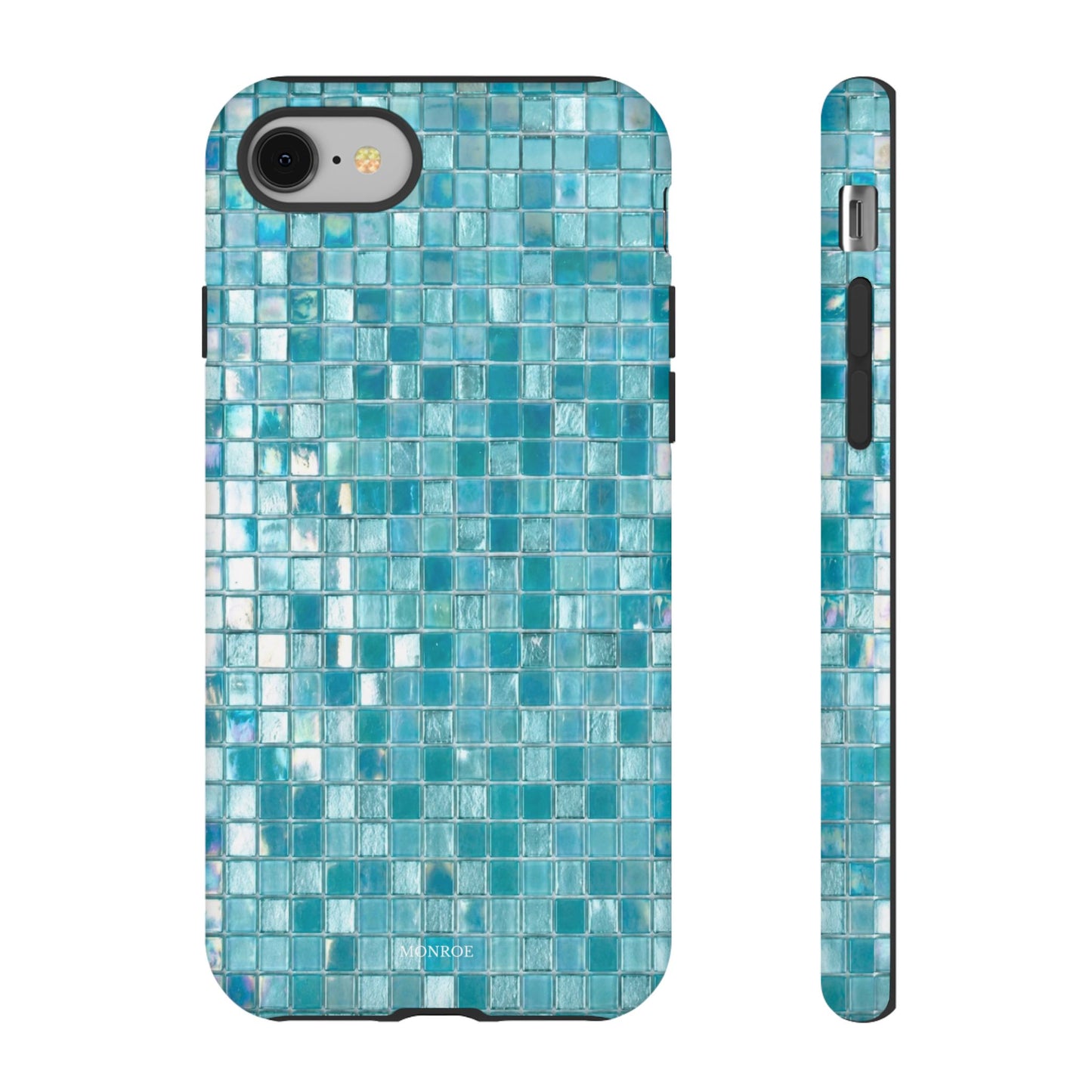 Hot Blue Mosaic Tile Tough Case