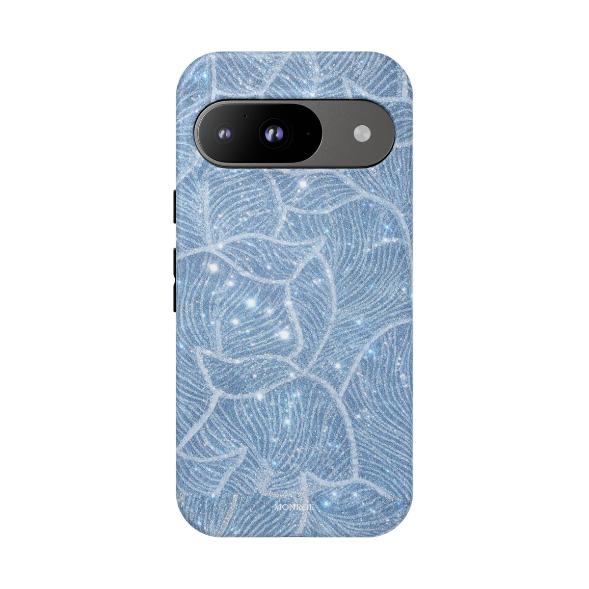 Glacier Blue Floral Tough Case