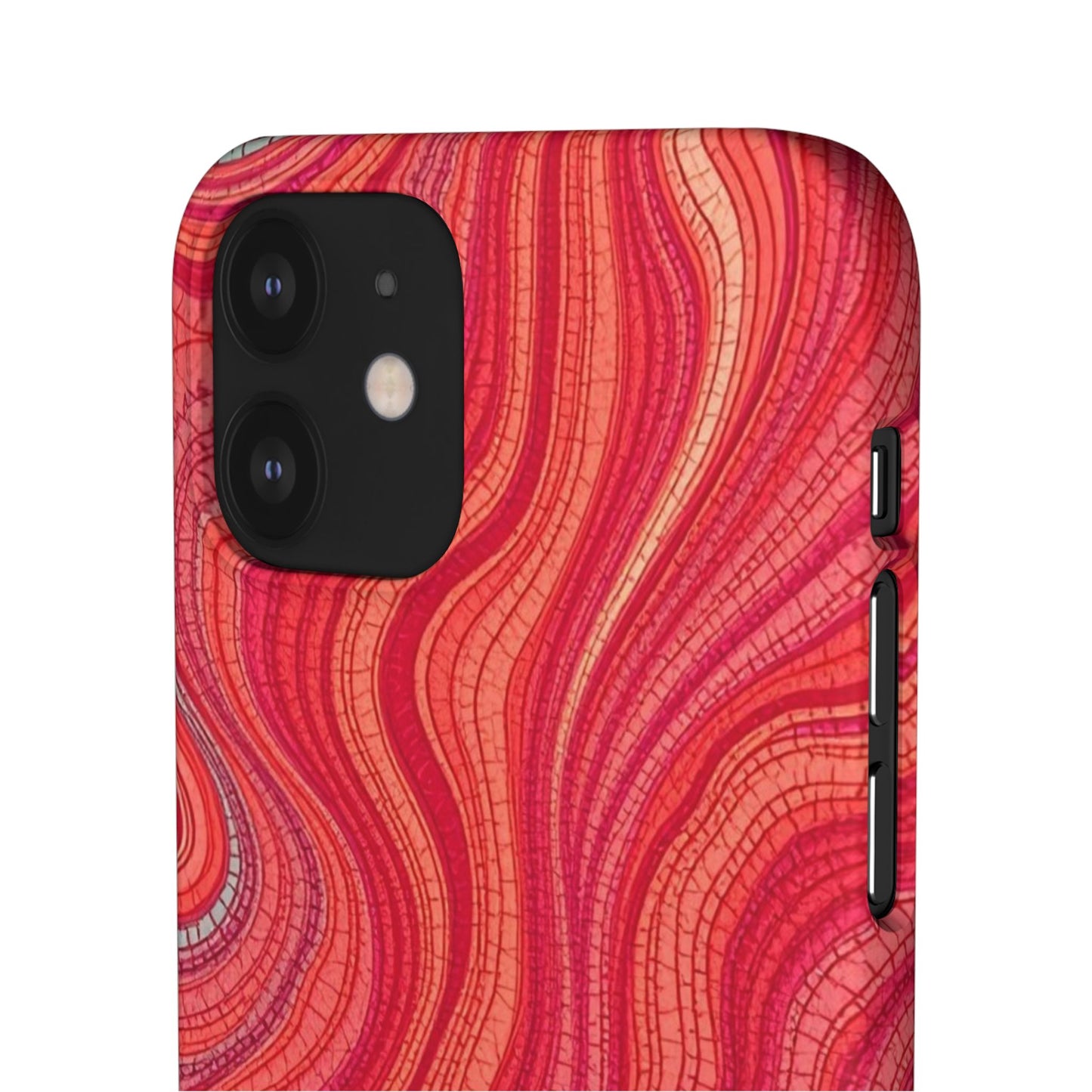 Retro Wavy Red Case