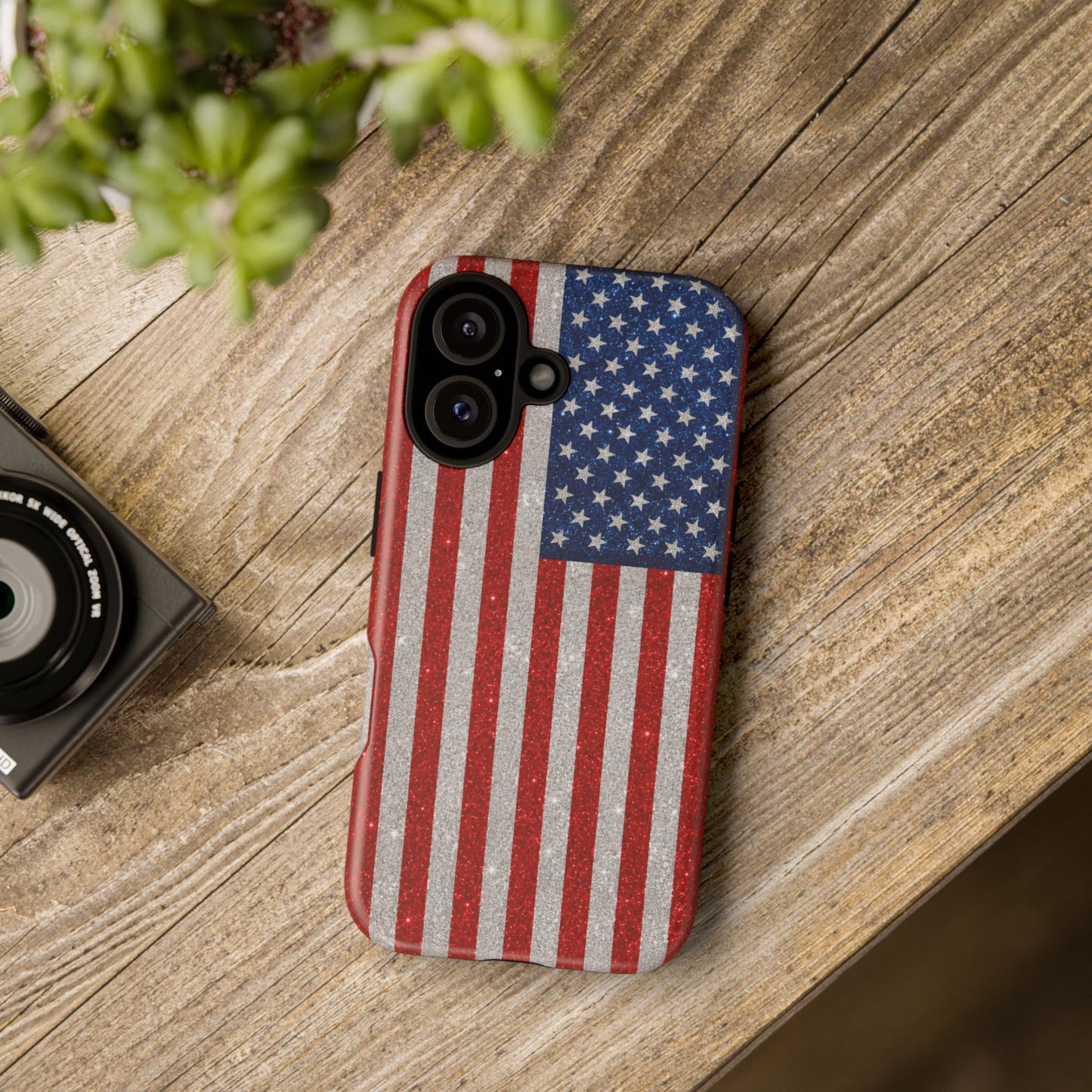 America Glitter Tough Case