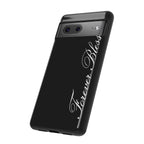 "Forever Blessed" Black Phone Cover