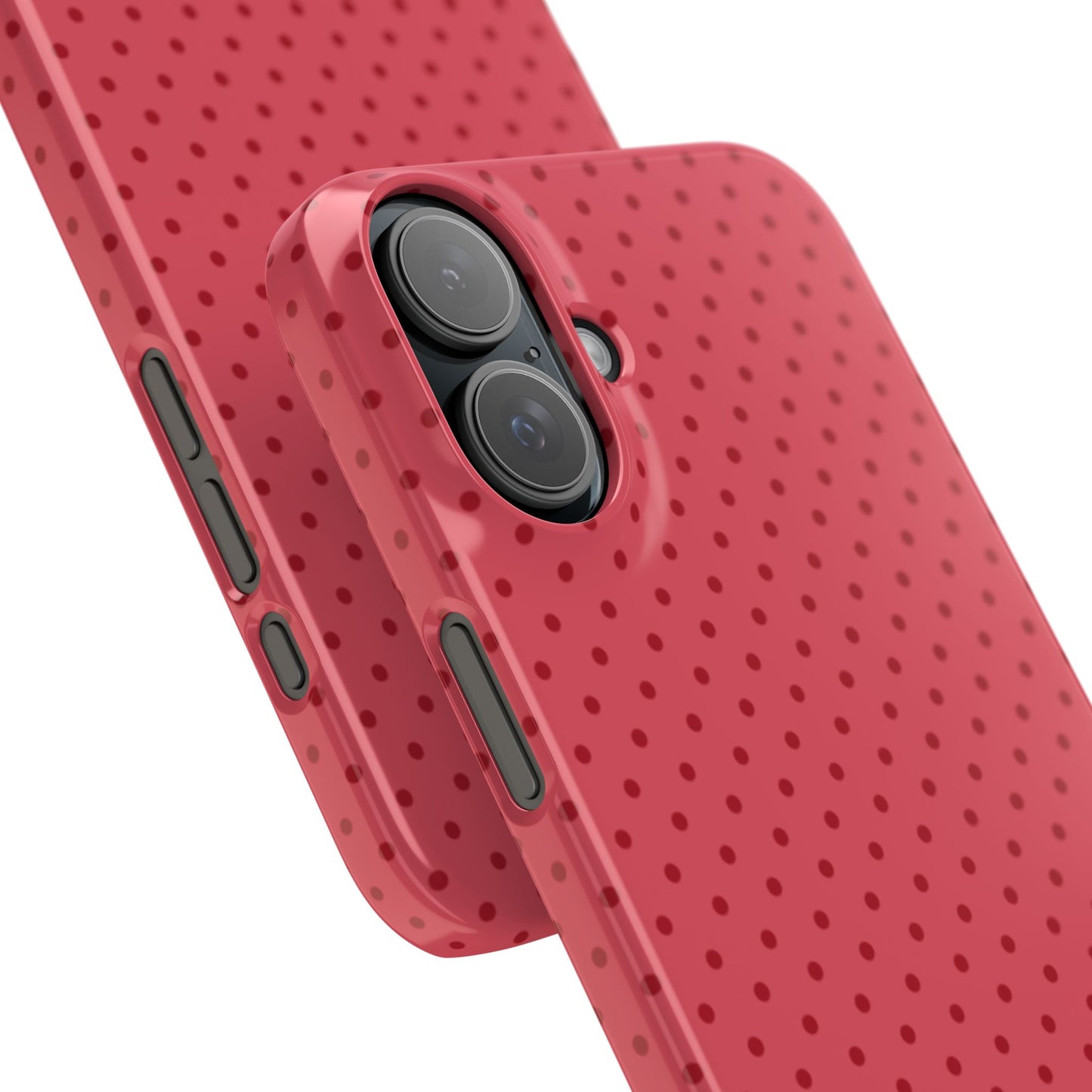 Coral Polka Dot Snap Phone Case