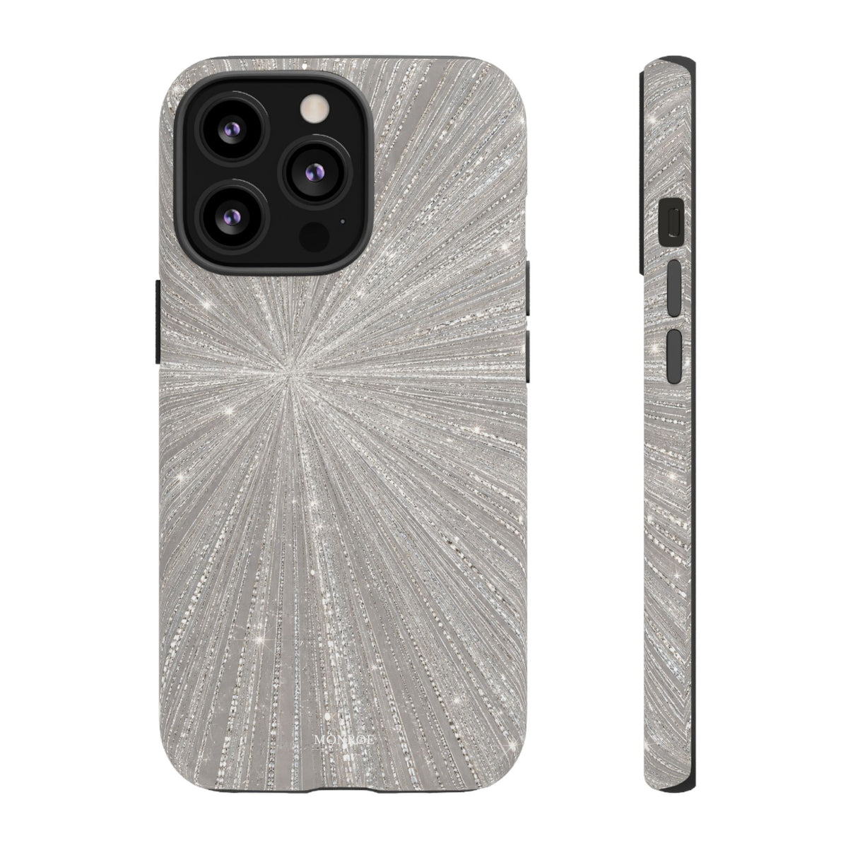 Sparkling Silver Burst Tough Case