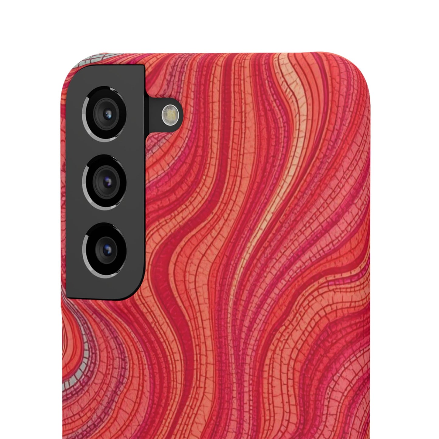 Retro Wavy Red Case