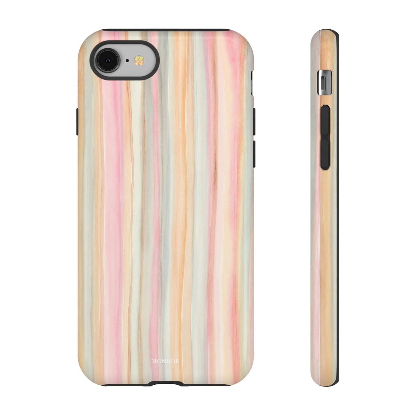 Pastel Watercolor Stripe Tough Case