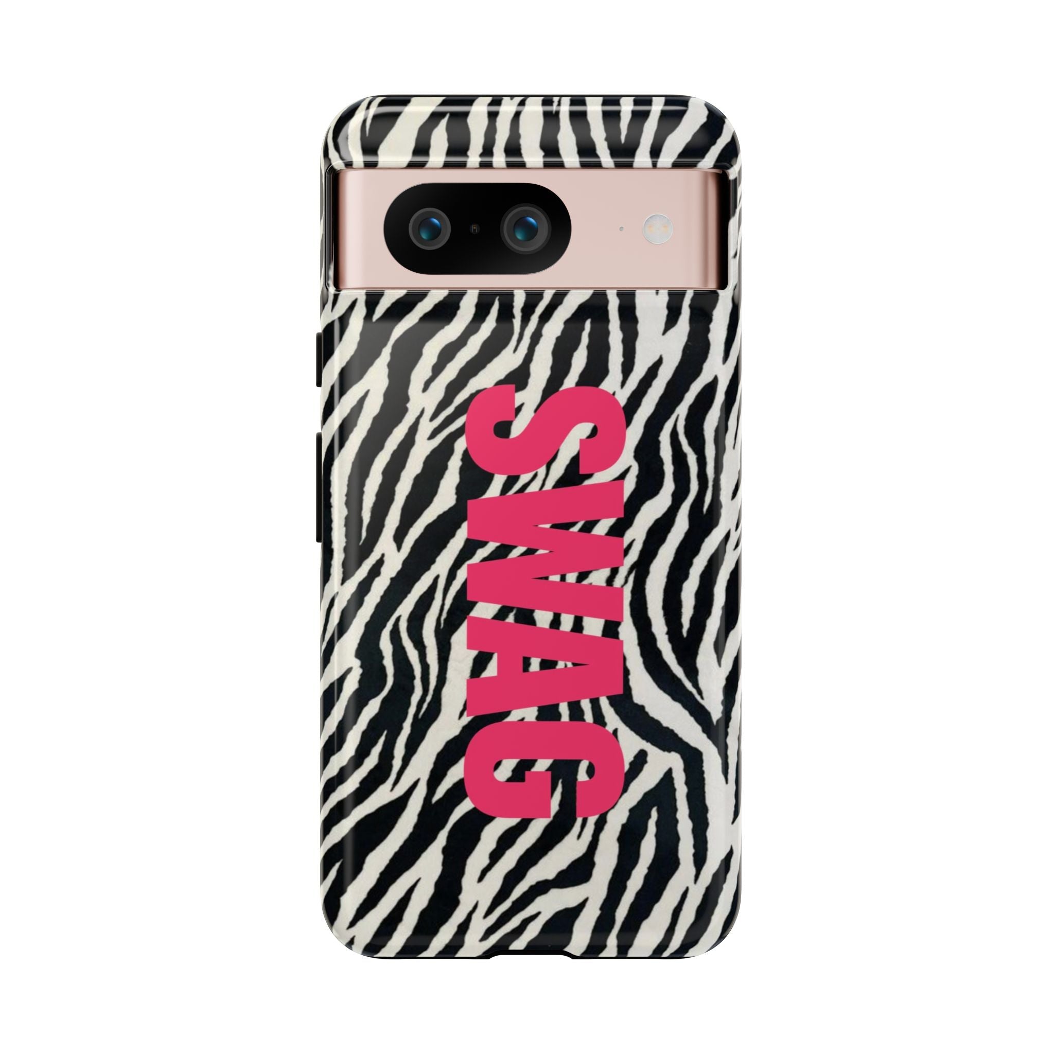 'SWAG' Zebra Print Tough Case