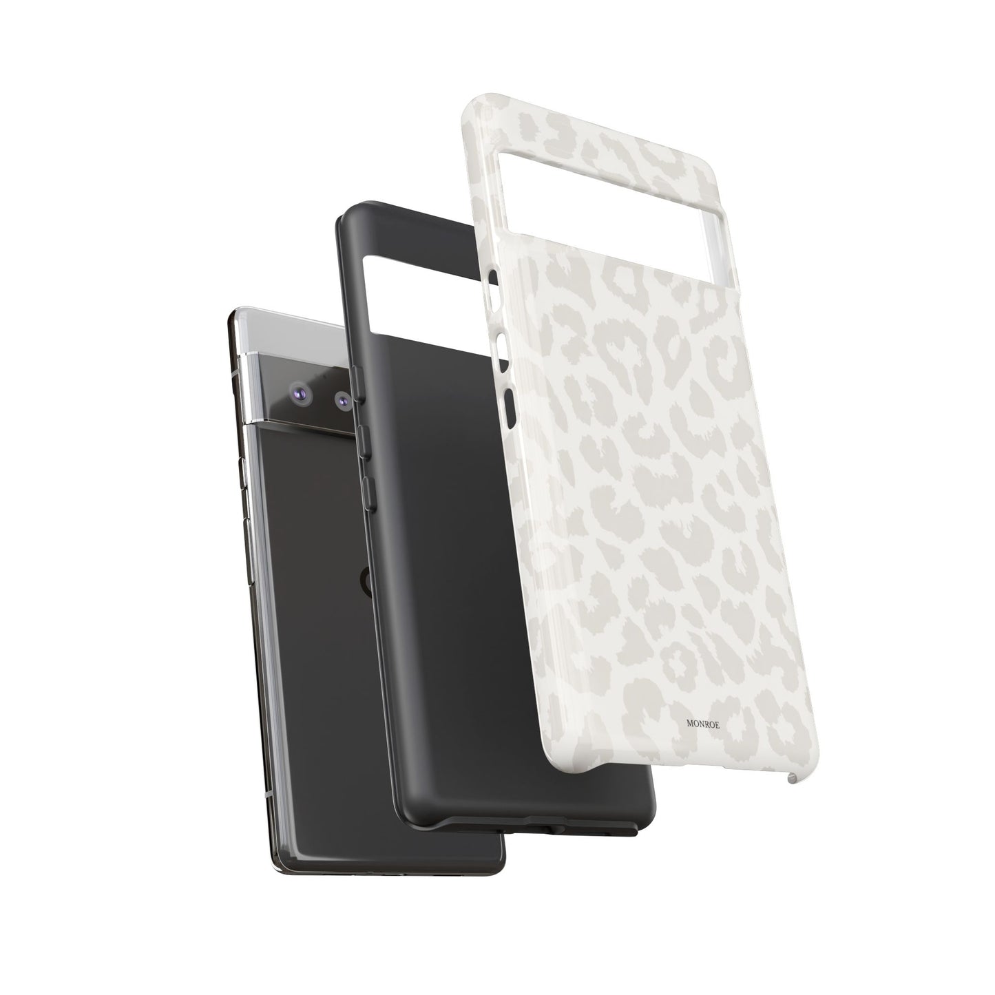 White Leopard Print Tough Case