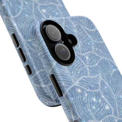 Glacier Blue Floral Tough Case