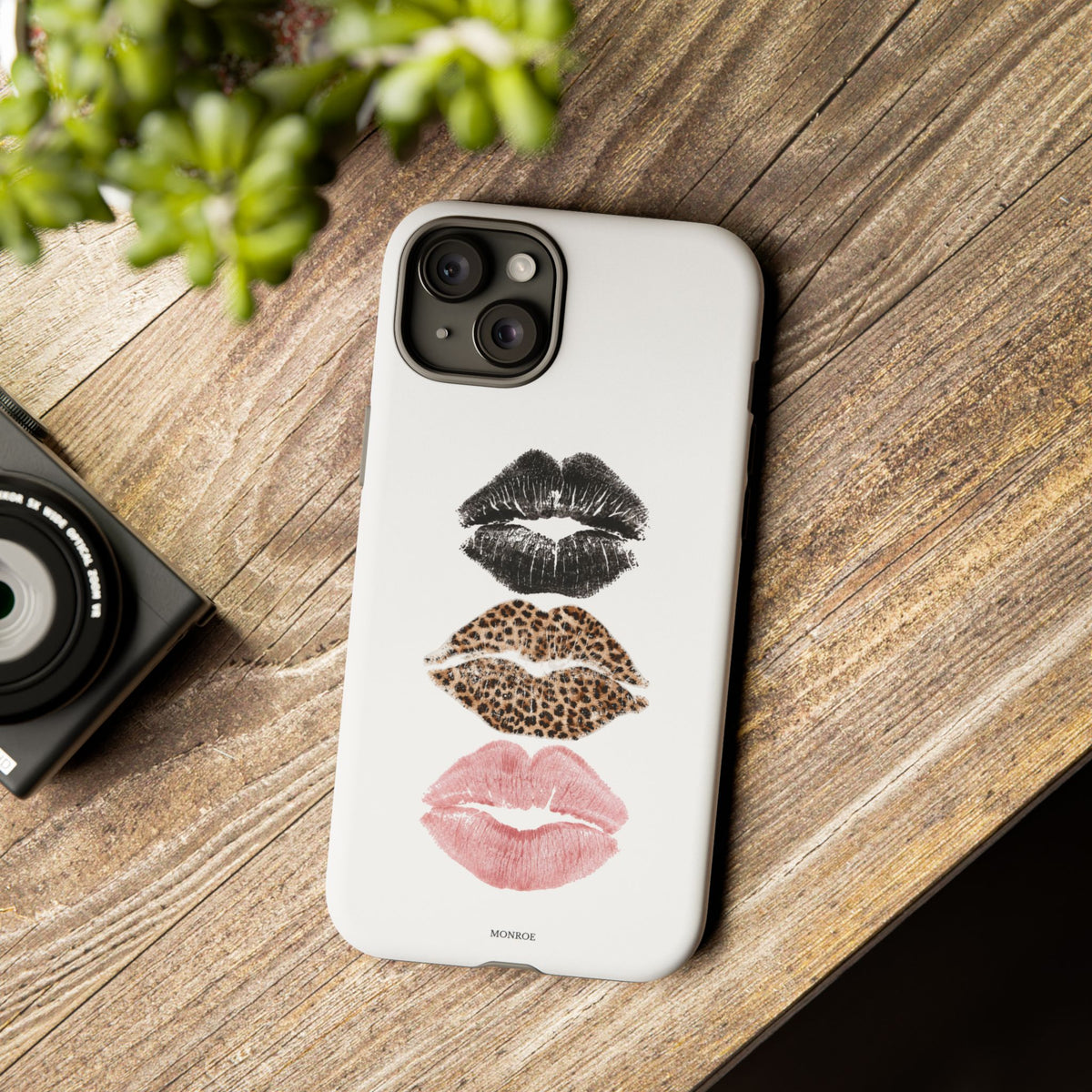 Leopard Glam Lip Tough Case