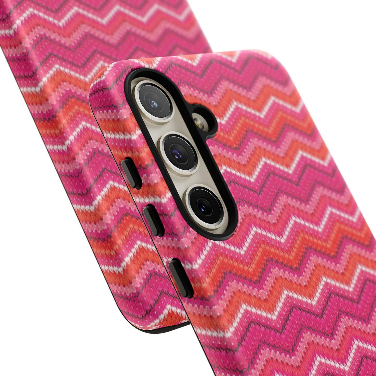 Pink Zigzag Tough Case