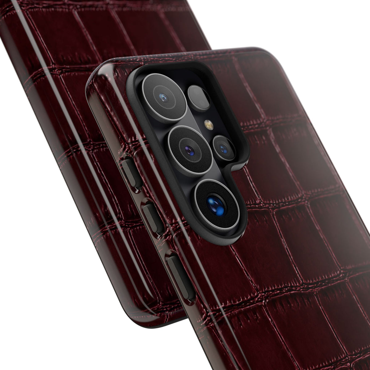 Burgundy Croc Tough Case
