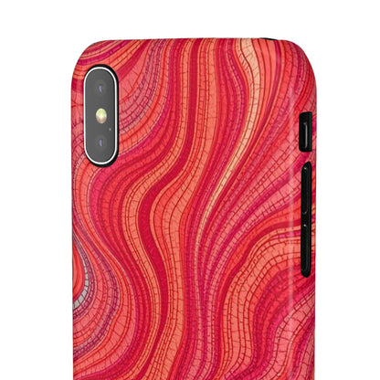 Retro Wavy Red Case