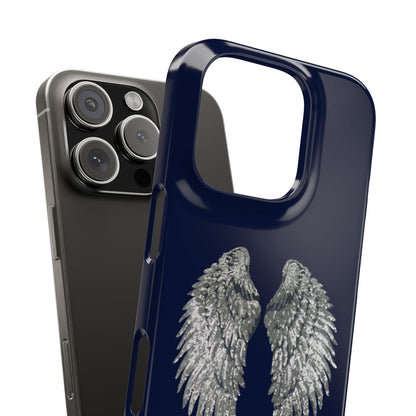 Navy Angel Wings Case
