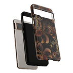 Floral Cross Pattern Tough Case