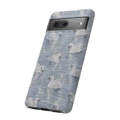 Swan Pattern Tough Case