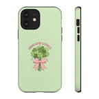 ‘Feeling Lucky' Clover Bouquet Tough Phone Case