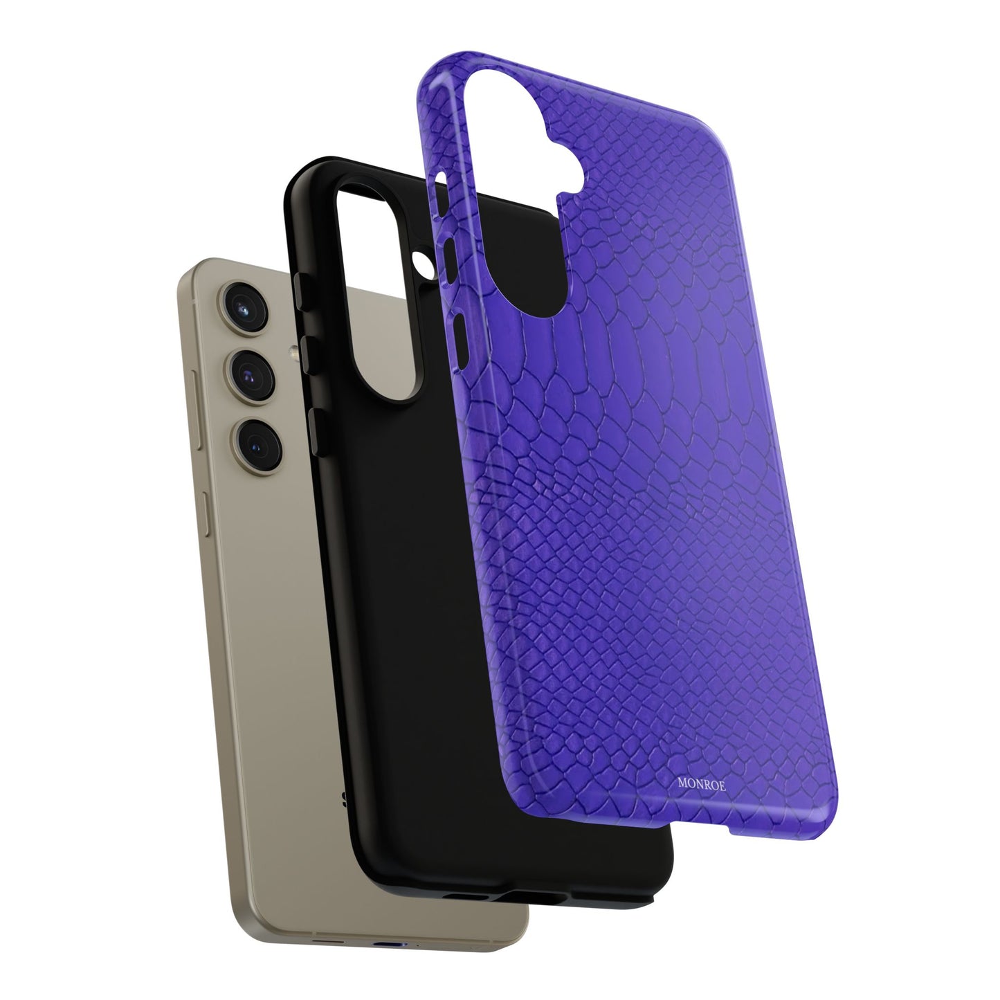 Dark Purple Snake Tough Case