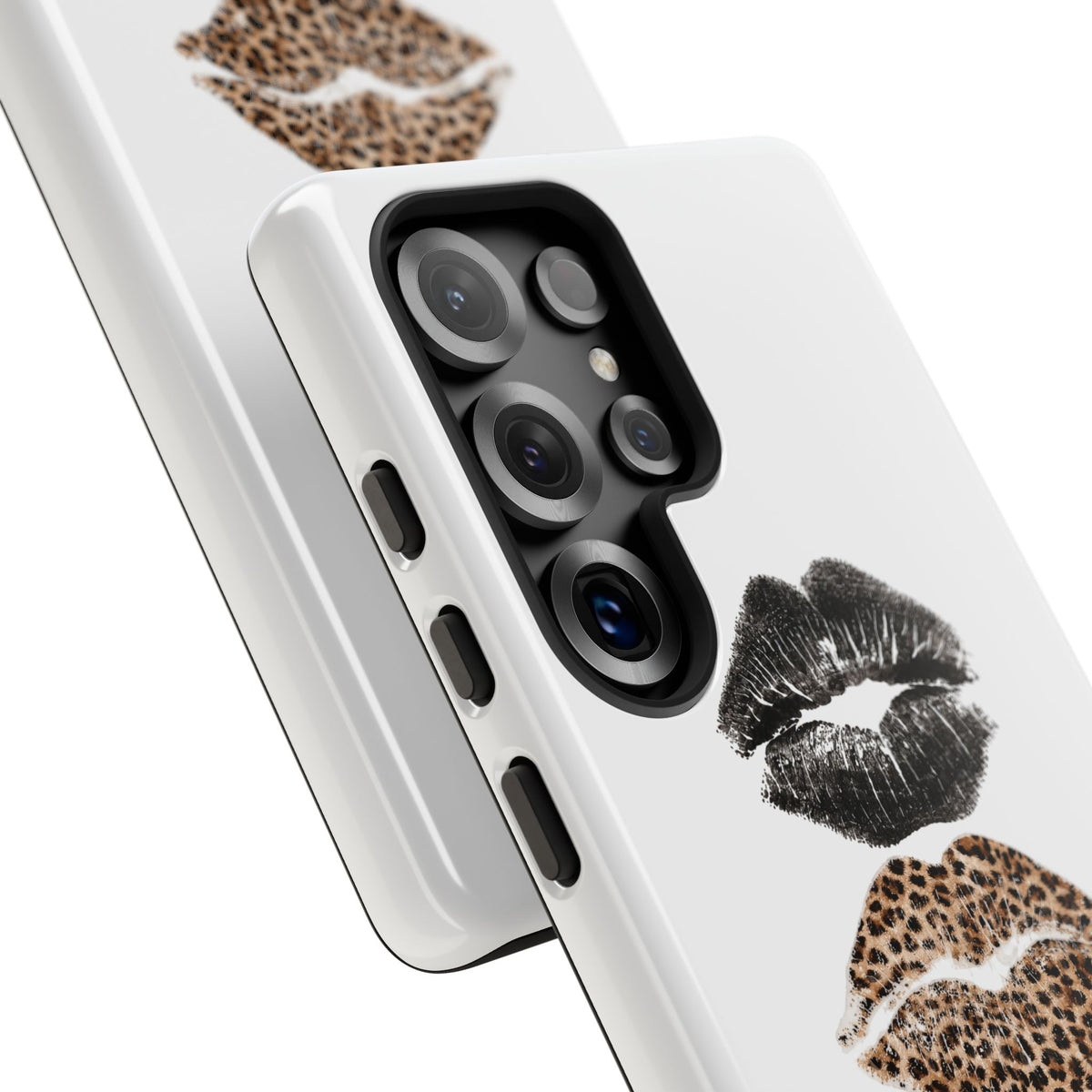 Leopard Glam Lip Tough Case