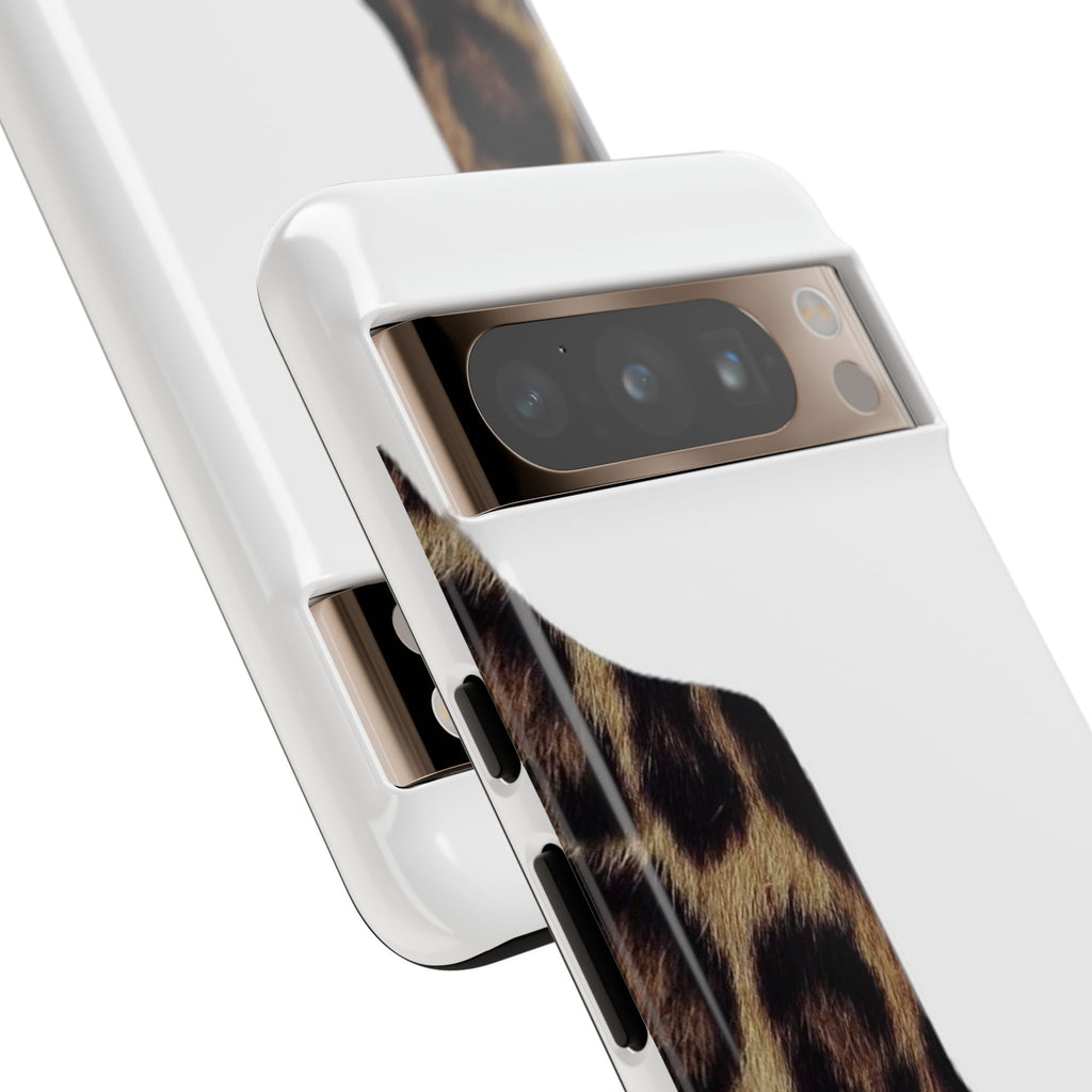 Half Cheetah Print Phone Case