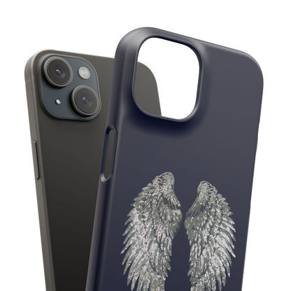 Navy Angel Wings Case