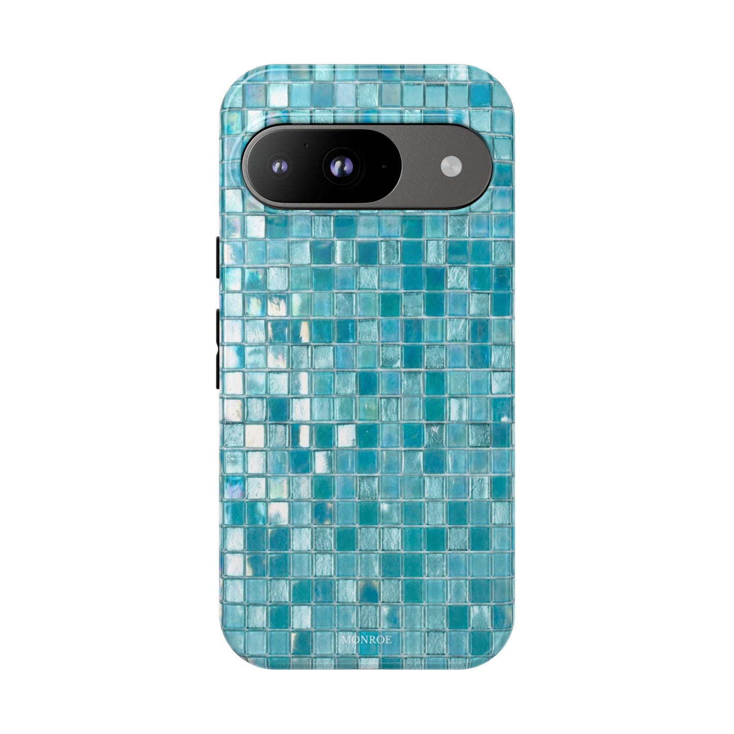 Hot Blue Mosaic Tile Tough Case