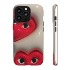 3D Hearts Phone Case
