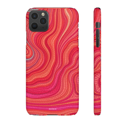 Retro Wavy Red Case