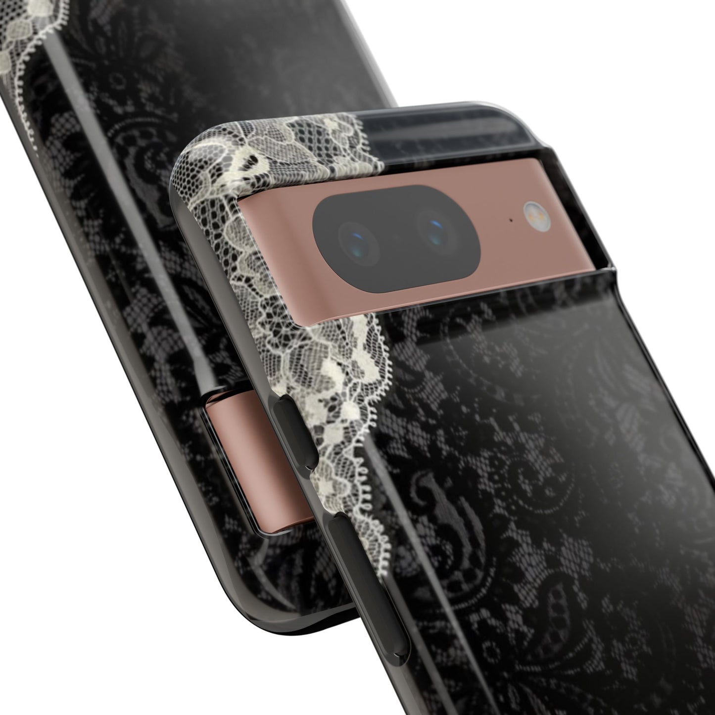 Black & White Edged Tough Case
