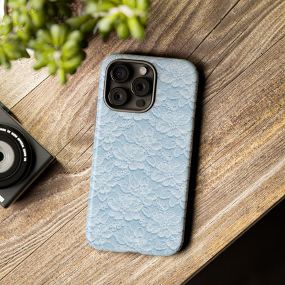Glacier Blue Lace Tough Case